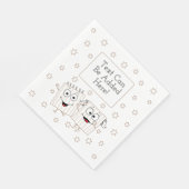 Passover White Standard Napkins Matzah Happy Serviette (Ecke)