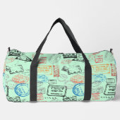 Passport-Briefmarke Design Duffel Bag Duffle Bag (Vorderseite)