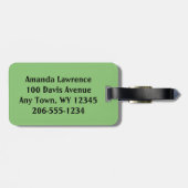 Passport-Briefmarke Gepäckanhänger (Rückseite horizontal)