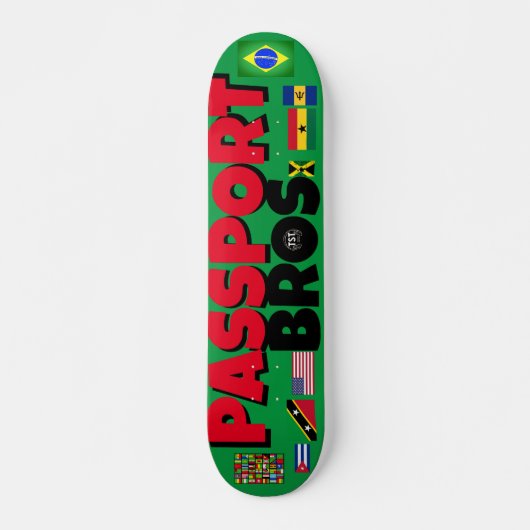 PASSPORT BROS 7 3/4" Skateboard Deck (Vorne)