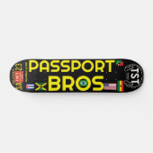 PASSPORT BROS 7 3/4" Skateboard Deck (Horizontal)