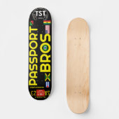 PASSPORT BROS 7 3/4" Skateboard Deck (Vorderseite)
