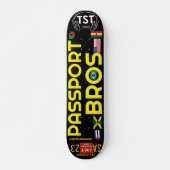 PASSPORT BROS 7 3/4" Skateboard Deck (Vorne)