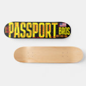 PASSPORT BROSZ 7 3/4" Skateboard Deck (Horizontal)