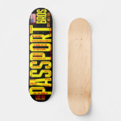 PASSPORT BROSZ 7 3/4" Skateboard Deck (Vorderseite)