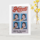 Passport-Foto Karte (Gelbe Blume)