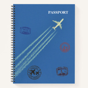 Passport-Notebook Notizblock