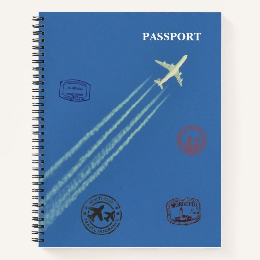 Passport-Notebook Notizblock (Vorderseite)