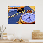 Passport-Poster Poster (Küche)