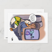 Passport postkarte (Vorne/Hinten)