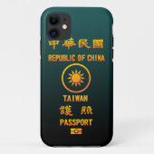 PASSPORT(TAIWAN) Case-Mate iPhone HÜLLE (Rückseite)