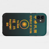 PASSPORT(TAIWAN) Case-Mate iPhone HÜLLE (Rückseite (Horizontal))