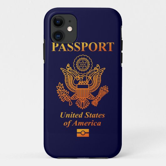 PASSPORT(USA) Case-Mate iPhone HÜLLE (Rückseite)