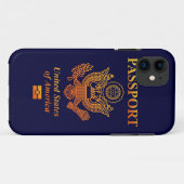 PASSPORT(USA) Case-Mate iPhone HÜLLE (Rückseite (Horizontal))