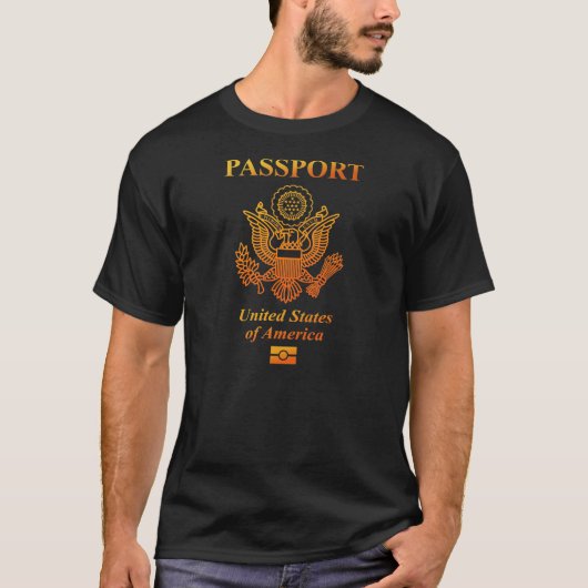 PASSPORT(USA) T-Shirt (Vorderseite)