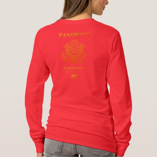 PASSPORT(USA) T-Shirt (Rückseite)