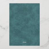 Passport Wedding Folieneinladung (Rückseite)