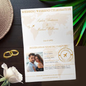 Passport Wedding Invitation-Destination Weddings Ankündigung