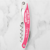 Passt gut zu allem Pink Kellnermesser (Vorderseite)