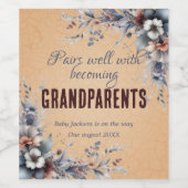 Passt gut zu Großeltern Wein Label Set Weinetikett (Einzelnes Label)