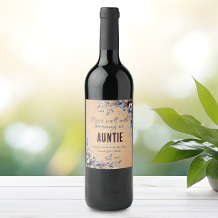 Passt gut zu Schwangerschafts-Bekanntgabe-Wein Eti Weinetikett