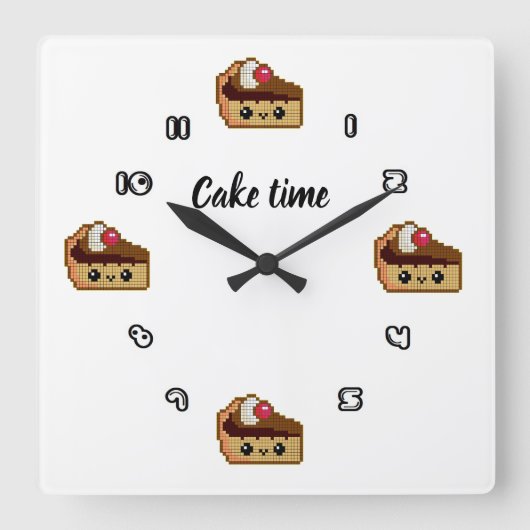 Passt Wanduhr CAKE TIME (Vorderseite)