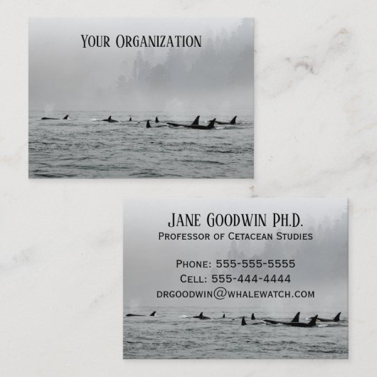 Passwale Visitenkarte (Vorne/Hinten)