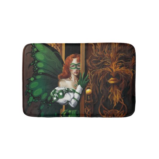 Password Fairy Green Celtic Badematte (Vorderseite)