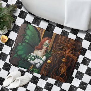 Password Fairy Green Celtic Badematte