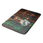 Password Fairy Green Celtic Badematte (Schrägansicht)