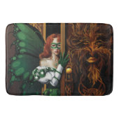 Password Fairy Green Celtic Badematte (Vorderseite)