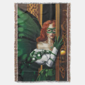 Password Fairy Green Celtic Decke (Vorderseite Vertikal)