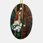 Password Fairy Green Celtic Keramikornament (Links)