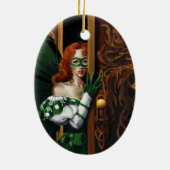 Password Fairy Green Celtic Keramikornament (Hinten)