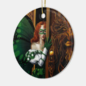 Password Fairy Green Celtic Keramikornament (Links)