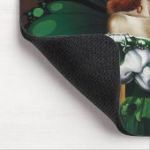 Password Fairy Green Celtic Mousepad (Ecke)