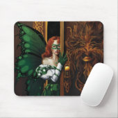 Password Fairy Green Celtic Mousepad (Mit Mouse)