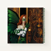 Password Fairy Green Celtic Notizbuch (Rückseite)