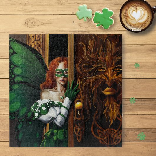 Password Fairy Green Celtic Puzzle