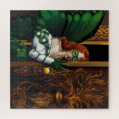 Password Fairy Green Celtic Puzzle (Horizontal)