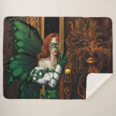 Password Fairy Green Celtic Sherpadecke (Vorderseite (Horizontal))