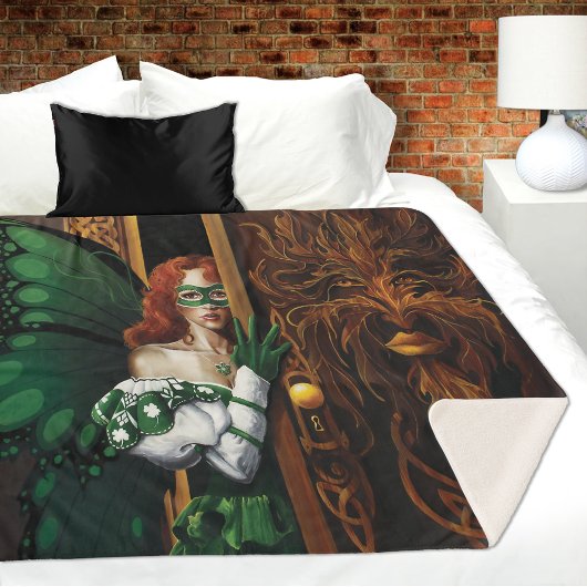 Password Fairy Green Celtic Sherpadecke