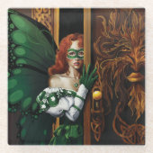 Password Fairy Green Untersetzer (Vorderseite)
