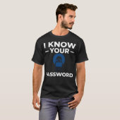 Password Hacker Phishing Computer Hacking T-Shirt (Vorne ganz)