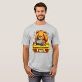Password Reminder I Quit Funny Teddy Bear T-Shirt (Vorne ganz)
