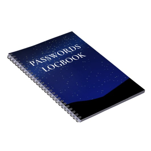 PASSWORTLOGBOOK NOTIZBLOCK (Rechte Seite)