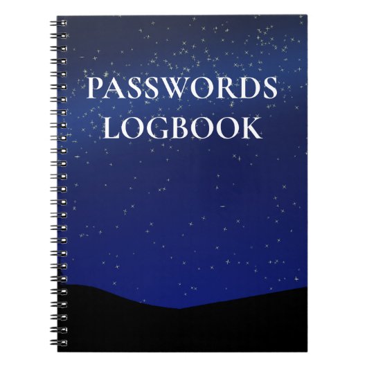 PASSWORTLOGBOOK NOTIZBLOCK (Vorderseite)