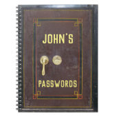 Passwortsafe Notizblock (Vorderseite)