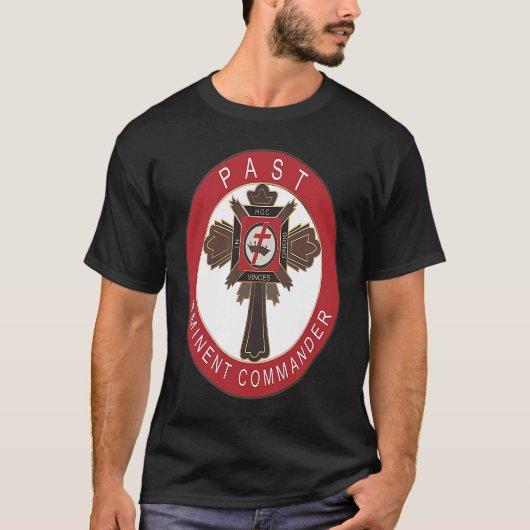 Past Eminent Commander Knights Templar York Rite M T-Shirt (Vorderseite)