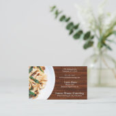 Pasta-Abendessen-Catering-Restaurant-Bistro Visitenkarte (Stehend Vorderseite)